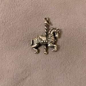 Retired James Avery Carousel Horse Charm EUC